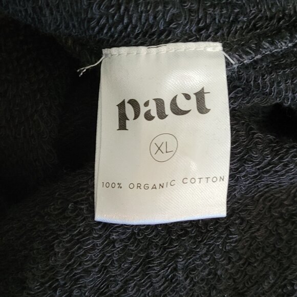 NWT PACT ORGANIC COTTON CROPPED WOMEN'S HOODIE SWEATSHIRT XL - Picture 5 of 6